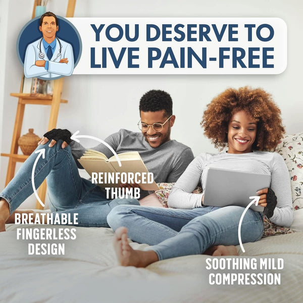 Dr. Frederick's Original Compression Gloves 2 Pieces for Arthritis