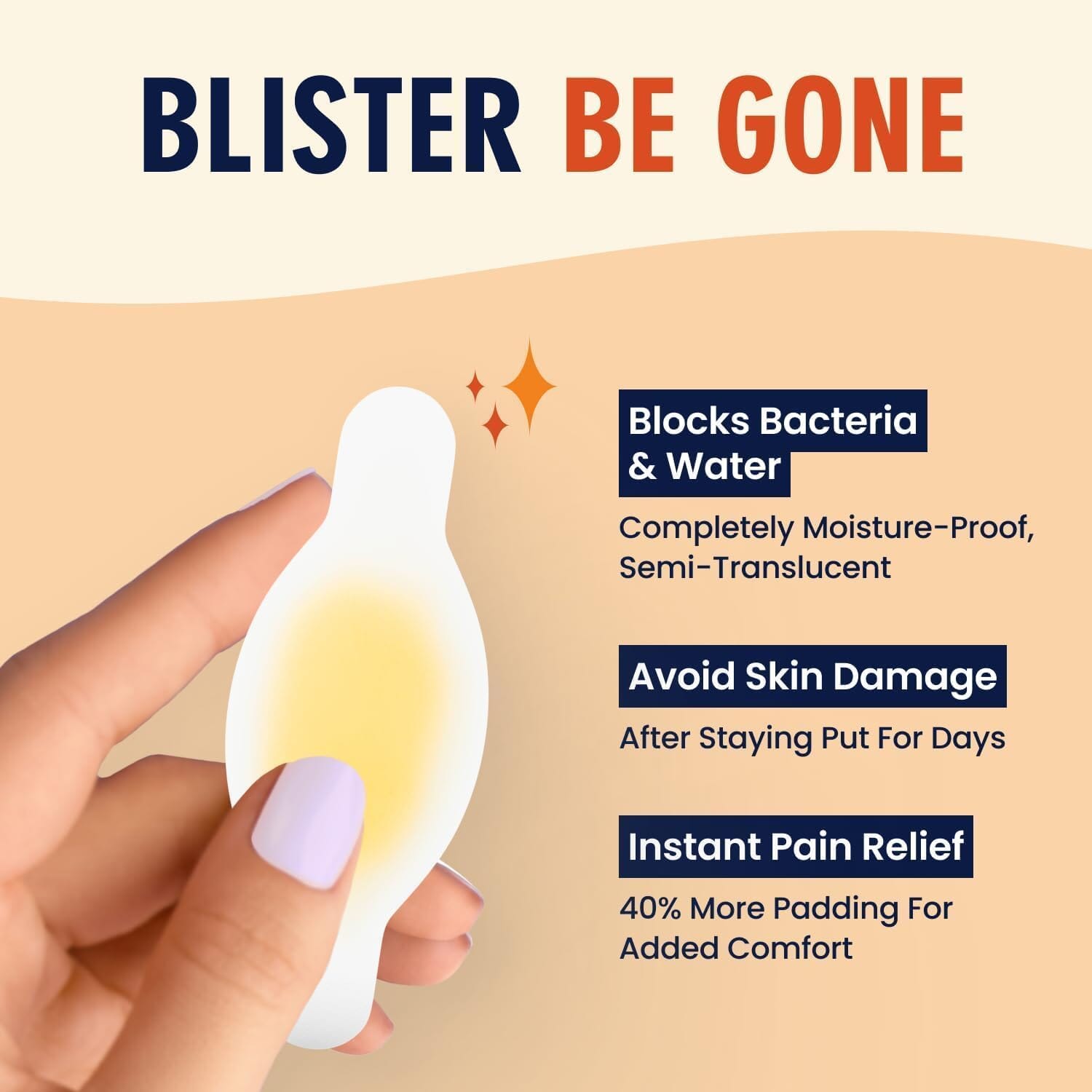 Dr. Frederick's Original Better Blister™ Bandages - 12ct - Water Resistant - 40% More Cushioning - Hydrocolloid Bandages for Foot, Toe, & Heel - Blister Pads for Prevention & Recovery - Variety Pack Foot Pain Dr. Frederick's Original