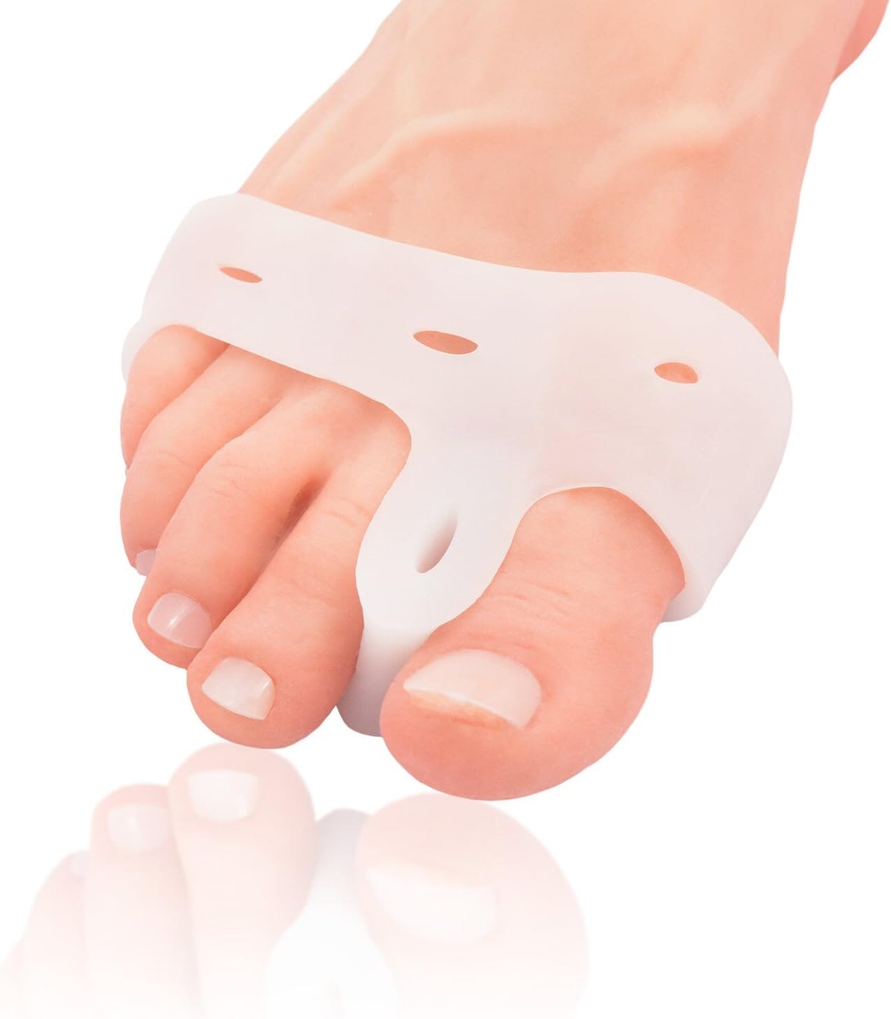 Dr. Frederick's Original Deluxe Bunion Pad & Toe Spacer - 2 Pieces - Soft Gel Toe Separators for Active People - Pain Relief for Bunions & Tailor's Bunions - Heavy Duty Foot Pain Dr. Frederick's Original