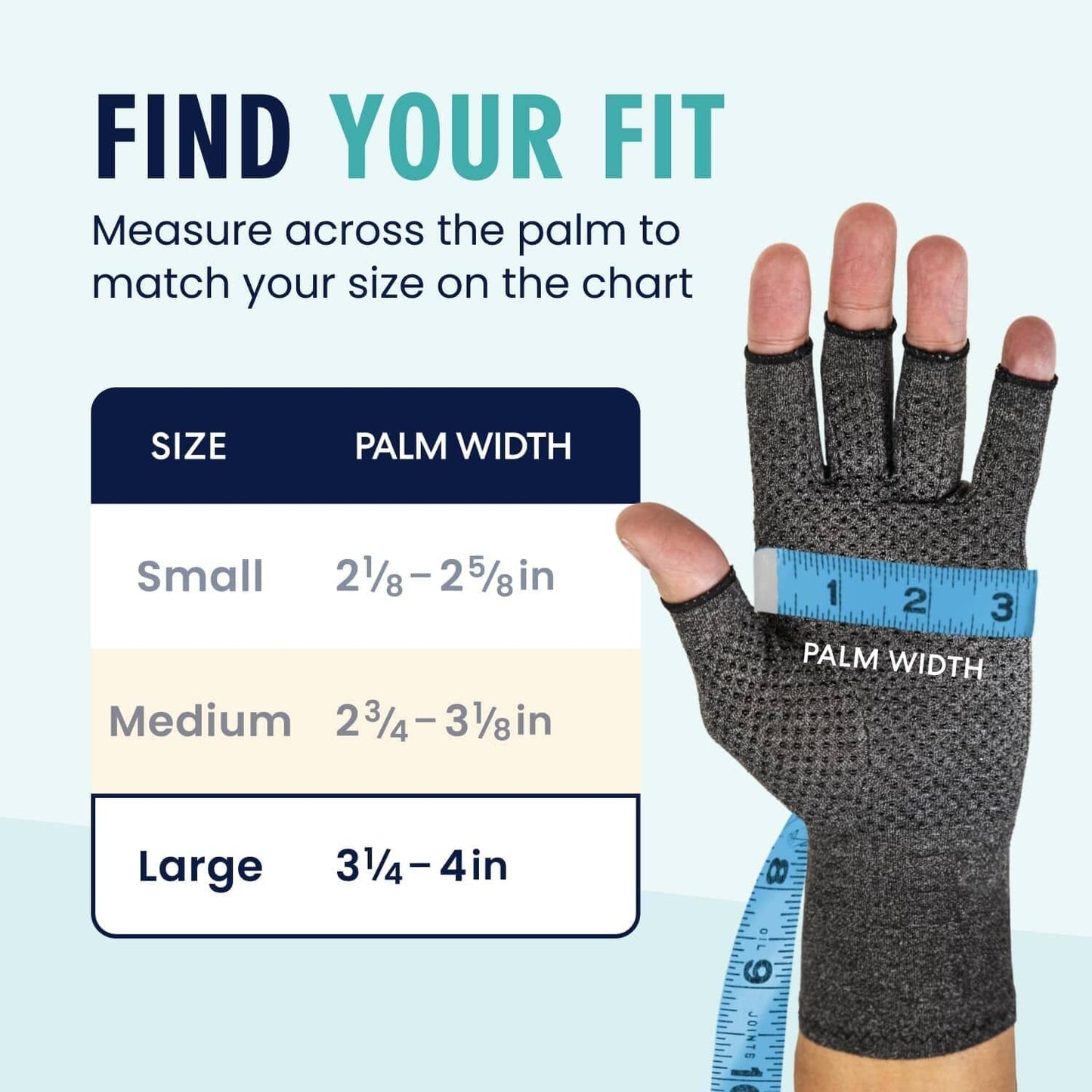 Dr. Frederick's Original Grippy Arthritis Gloves for Women & Men - Anti-Slip Compression Gloves for Arthritis Pain Relief