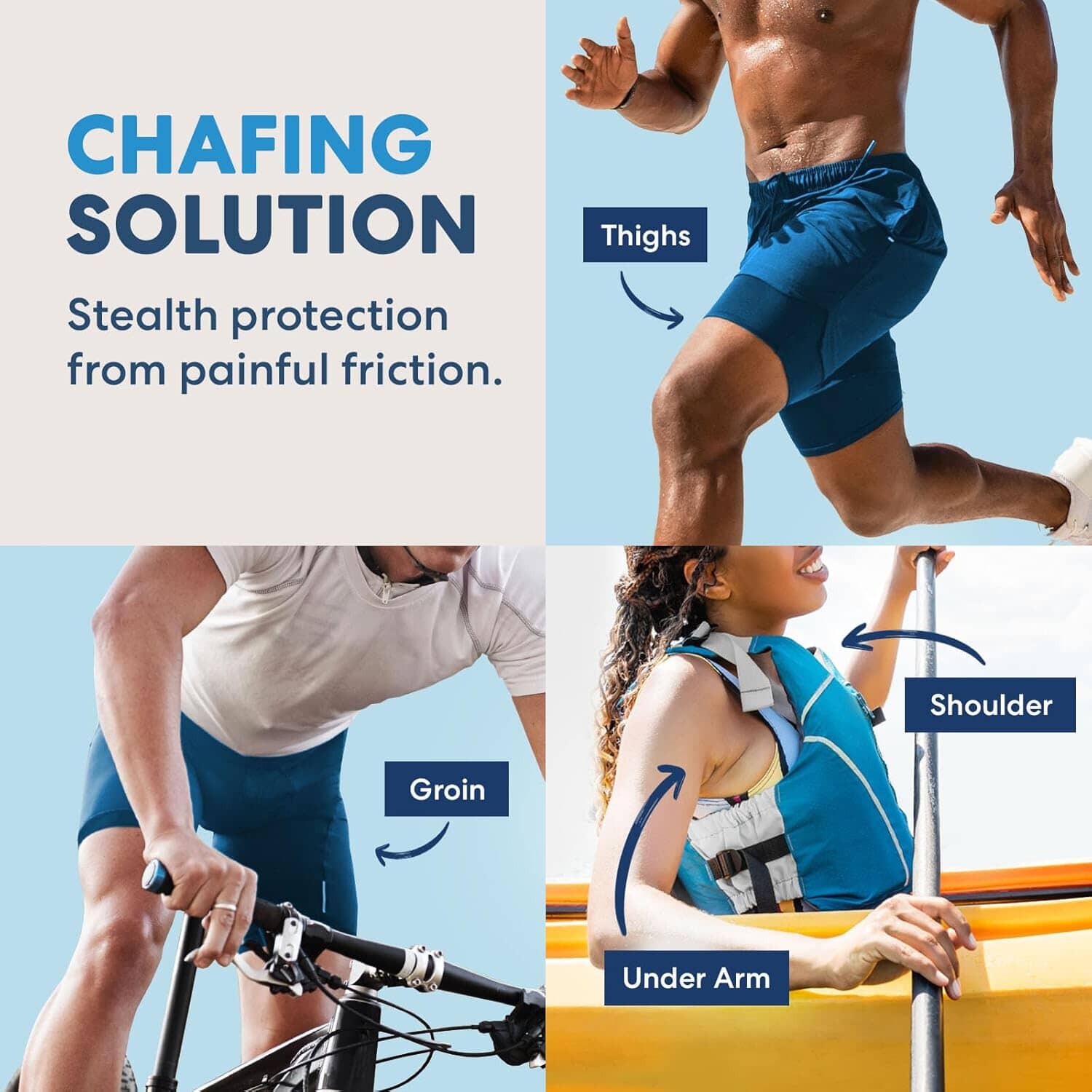 Dr. Frederick's Original Anti Chafing Stick - Better Body Balm - 2.82 oz Big Stick - Reduce Chafing & Friction - Perfect for Travel, Sports - Water-Resistant Foot Pain Dr. Frederick's Original