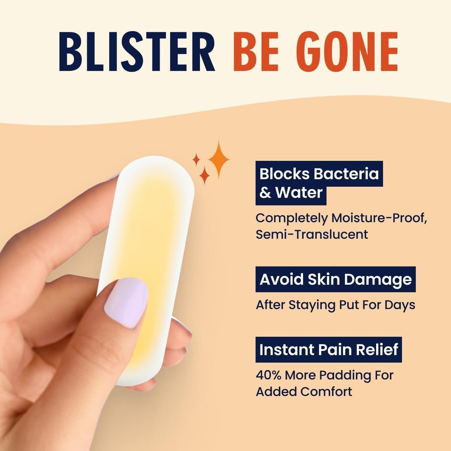 Dr. Frederick's Original Better Blister™ Bandages - 10 ct - Water-Resistant - 40% More Cushioning - Hydrocolloid Pads for Foot Protection & Recovery - Blister Relief Pads - Spot Pack Foot Pain Dr. Frederick's Original