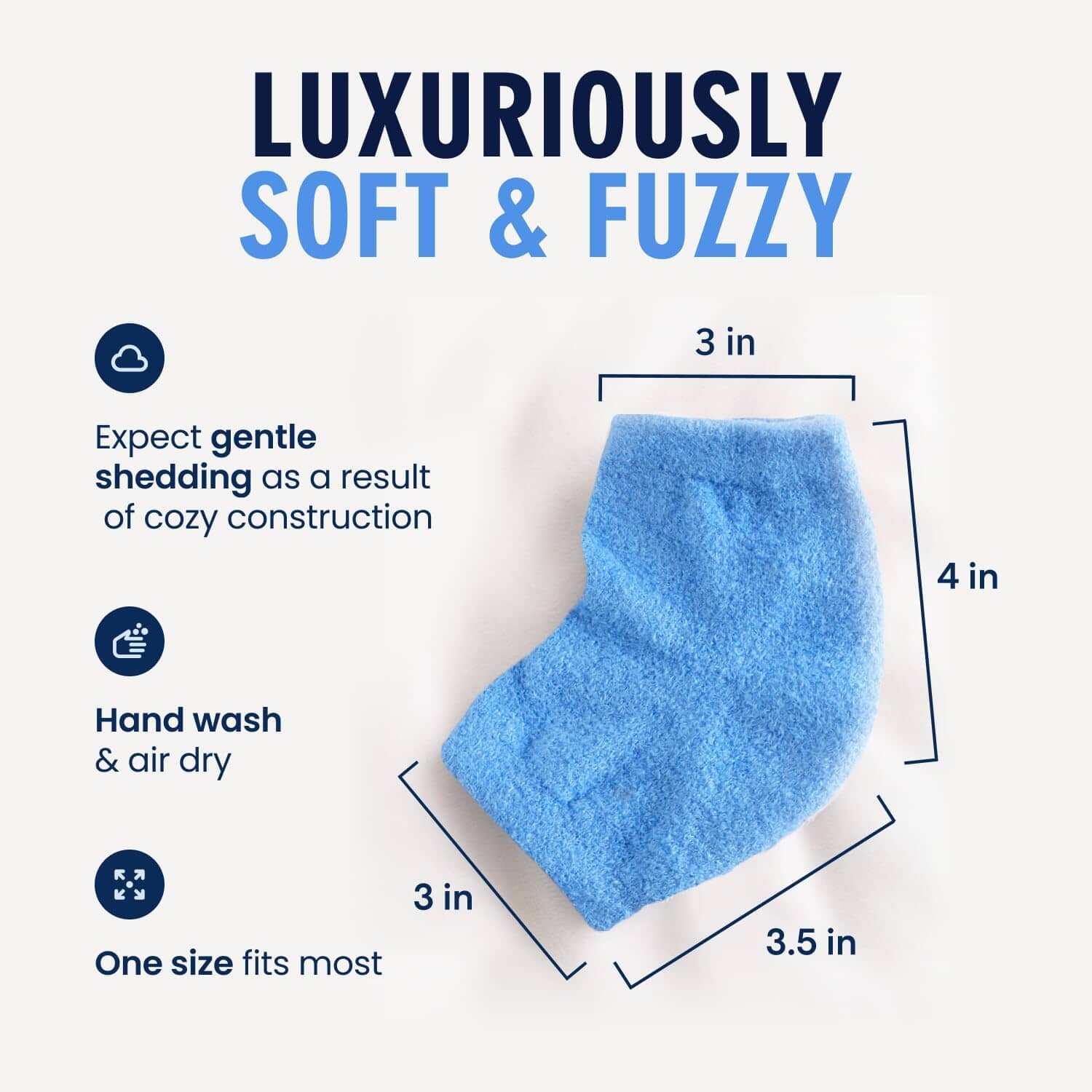 Dr. Frederick's Original Moisturizing Fuzzy Heel Socks - 2 Pairs - Cozy Gel-Lined Sleep Socks for Women & Men - Soothes Dry, Cracked Feet - Heel Repair Dr. Frederick's Original