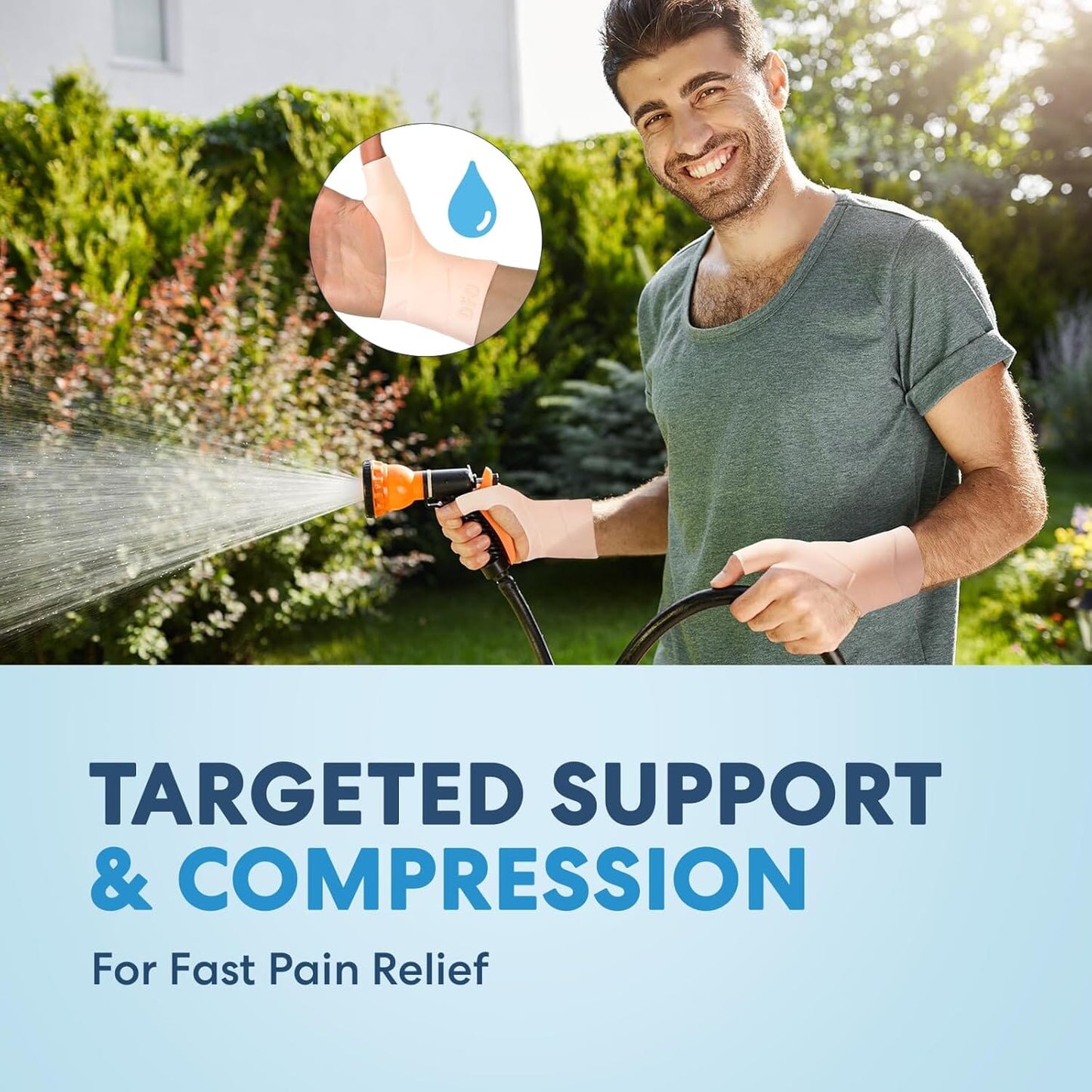 Dr. Frederick's Original Waterproof Thumb & Wrist Brace - 4 ct - Spica Splint - Tendonitis Brace for Arthritis, De Quervain's - Fits Left or Right Hand - Women & Men - Pain Relief & Comfort Wrist Pain Dr. Frederick's Original