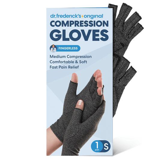 Dr. Frederick's Original Arthritis Compression Gloves for Women & Men - Ideal for Arthritis Hand Pain Relief, Carpal Tunnel, Reynaud’s & Poor Circulation Hand Pain Dr. Frederick's Original Small