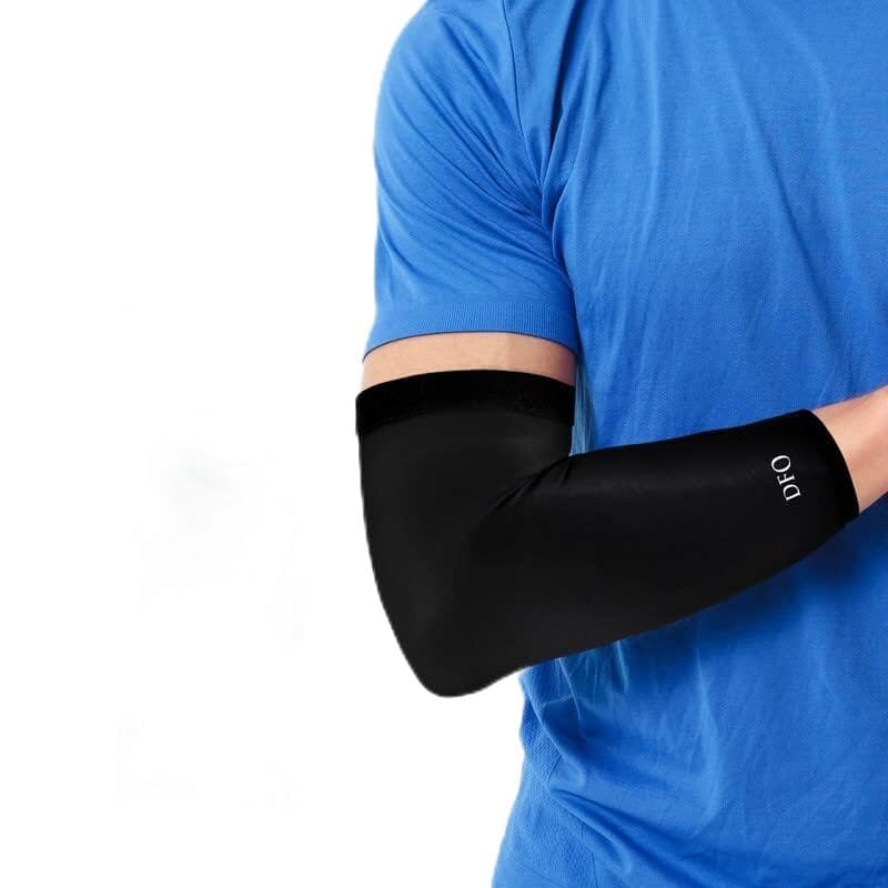 Dr. Frederick's Original Copper Compression Elbow Sleeve - 1 Sleeve - Elbow Support - Compression Sleeve For Men and Women - Tendonitis Pain Relief - Golf & Tennis Elbow Brace Elbow Support Dr. Frederick's Original Large