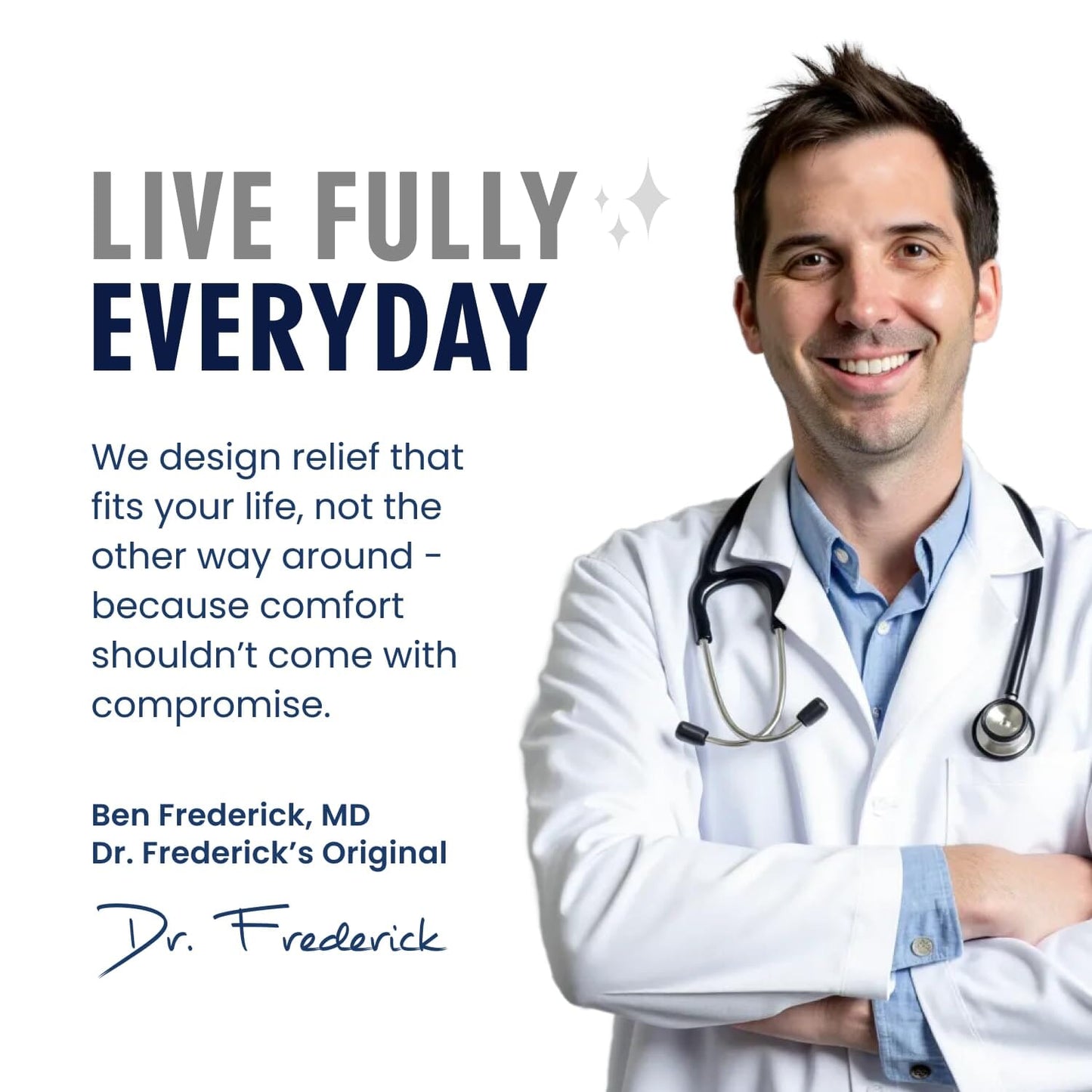 Dr. Frederick's Original Moisturizing Heel Socks for Cracked Heel Treatment - 2 Pairs - Stop Cracked Heels in Their Tracks