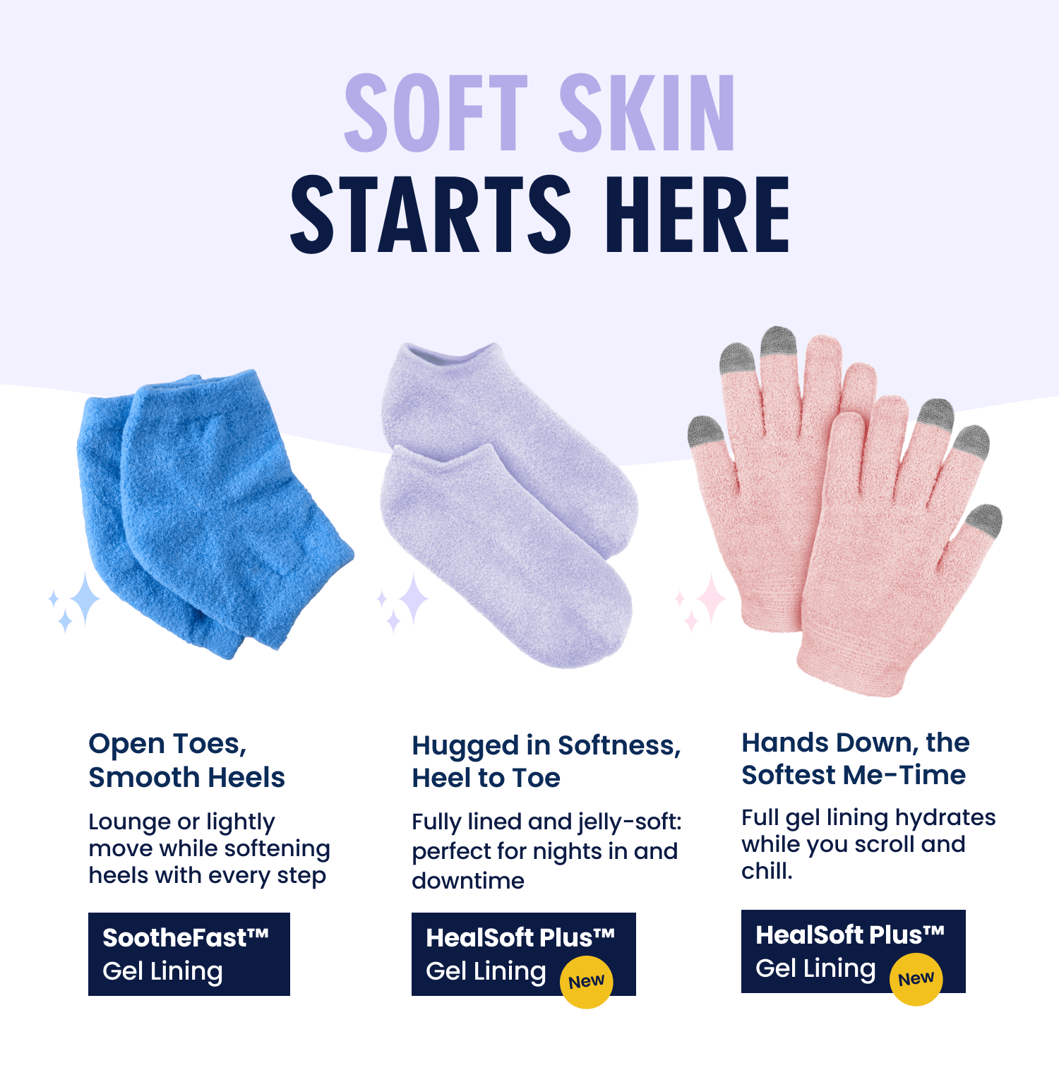 Dr. Frederick's Original Moisturizing Gel Socks for Men & Women -- Dry Feet & Cracked Heel Treatment -- Full Foot Gel Lining with Mango Butter, Shea Butter, Jojoba & Coconut Oil Moisturizing Therapy Dr. Frederick's Original