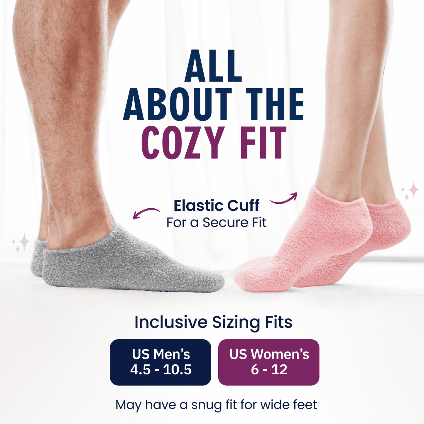 Dr. Frederick's Original Moisturizing Gel Socks for Men & Women -- Dry Feet & Cracked Heel Treatment -- Full Foot Gel Lining with Mango Butter, Shea Butter, Jojoba & Coconut Oil Moisturizing Therapy Dr. Frederick's Original