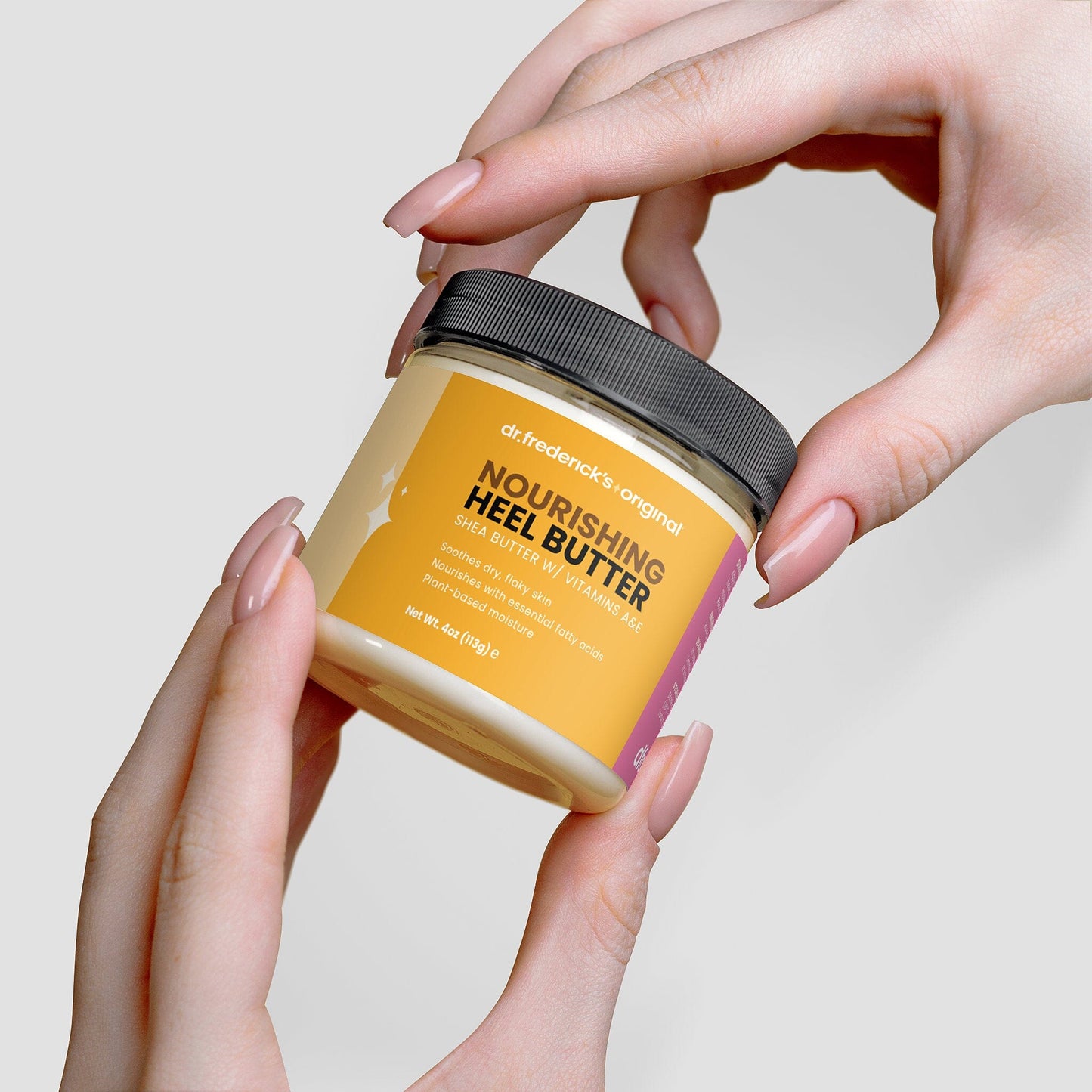 Dr. Frederick's Original Nourishing Heel Butter - Organic Moisturizer for Dry Heels - Works with Our Moisturizing Socks - 4oz Moisturizing Therapy Dr. Frederick's Original 