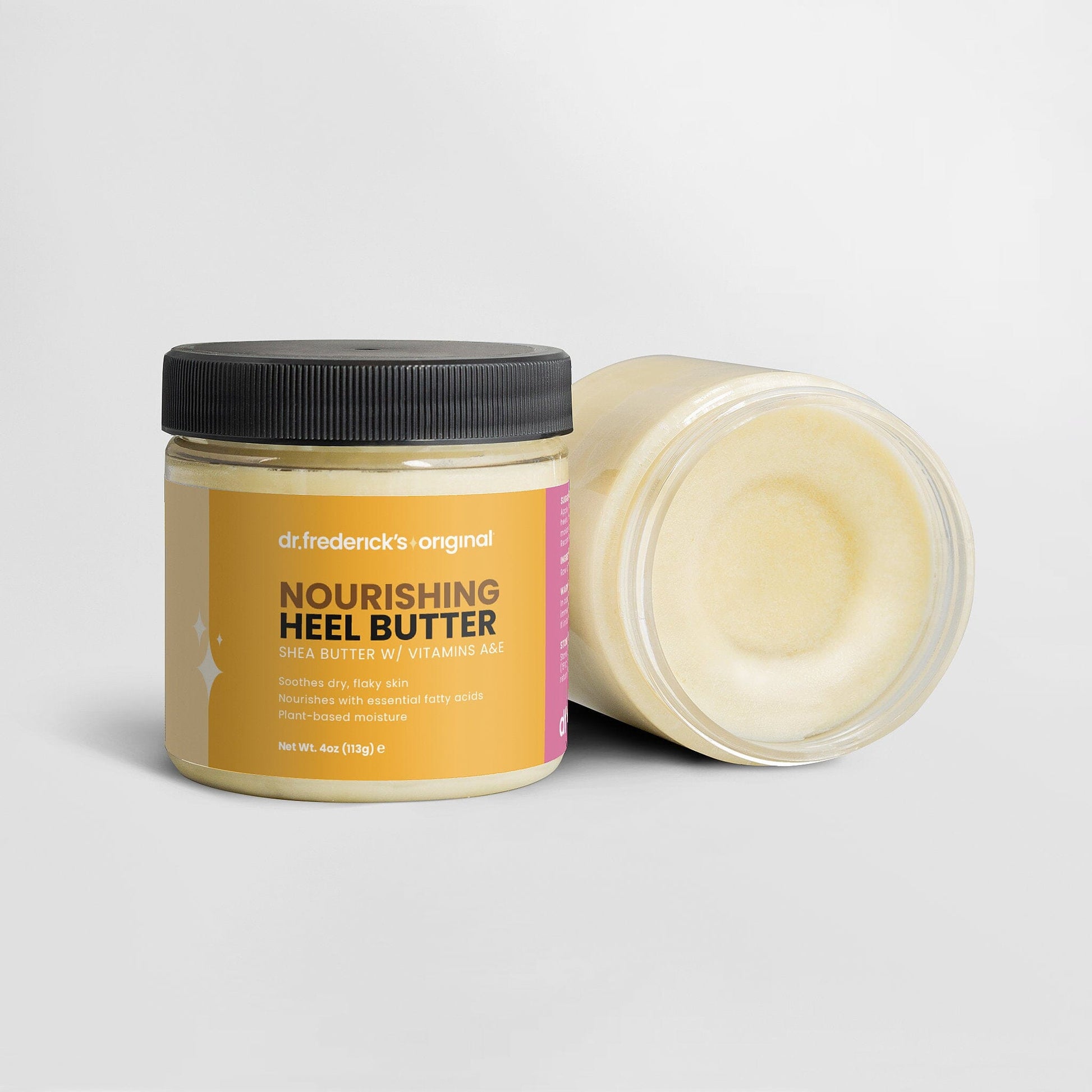 Dr. Frederick's Original Nourishing Heel Butter - Organic Moisturizer for Dry Heels - Works with Our Moisturizing Socks - 4oz Moisturizing Therapy Dr. Frederick's Original 