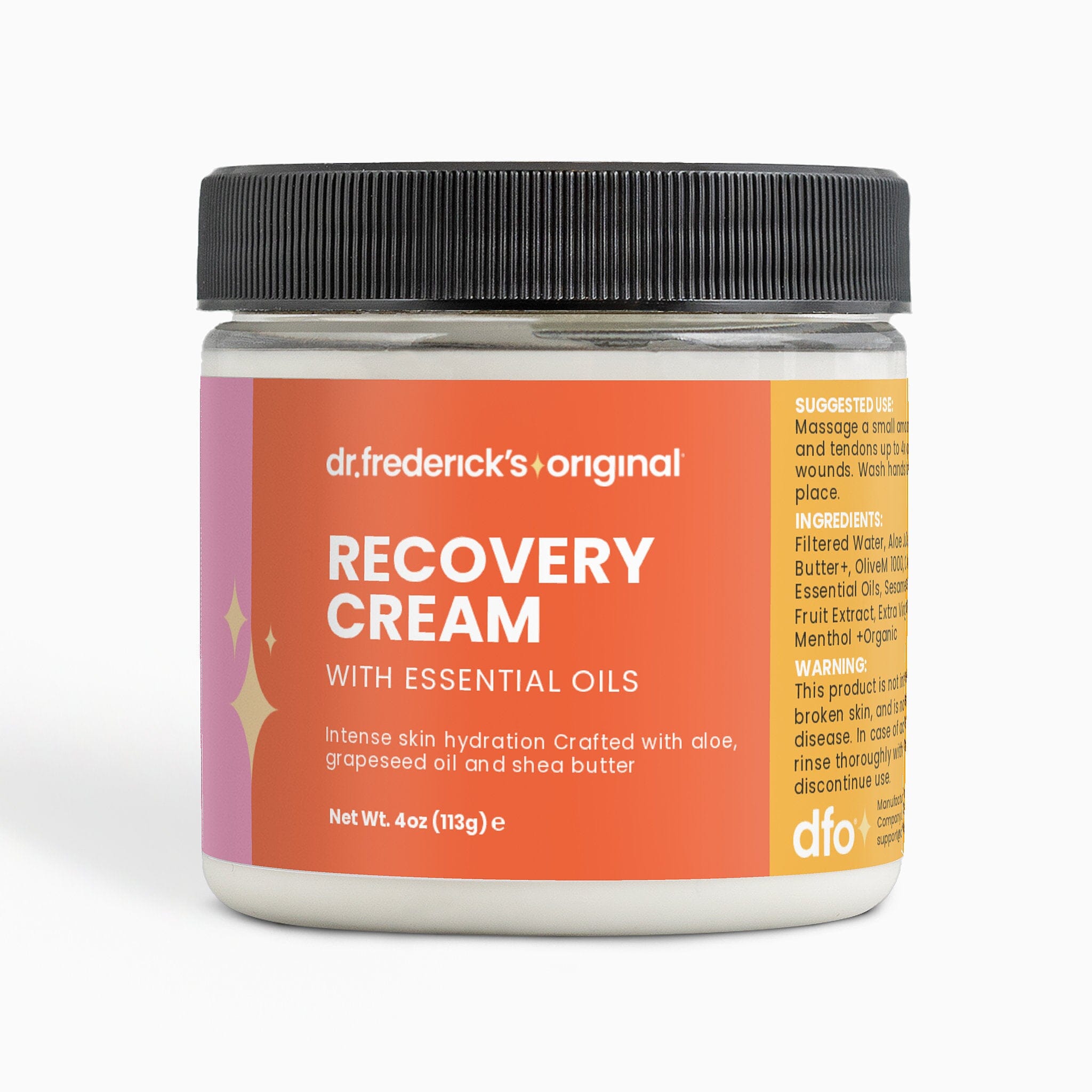 Dr. Frederick's Original Recovery Cream (4oz) - Natural Muscle