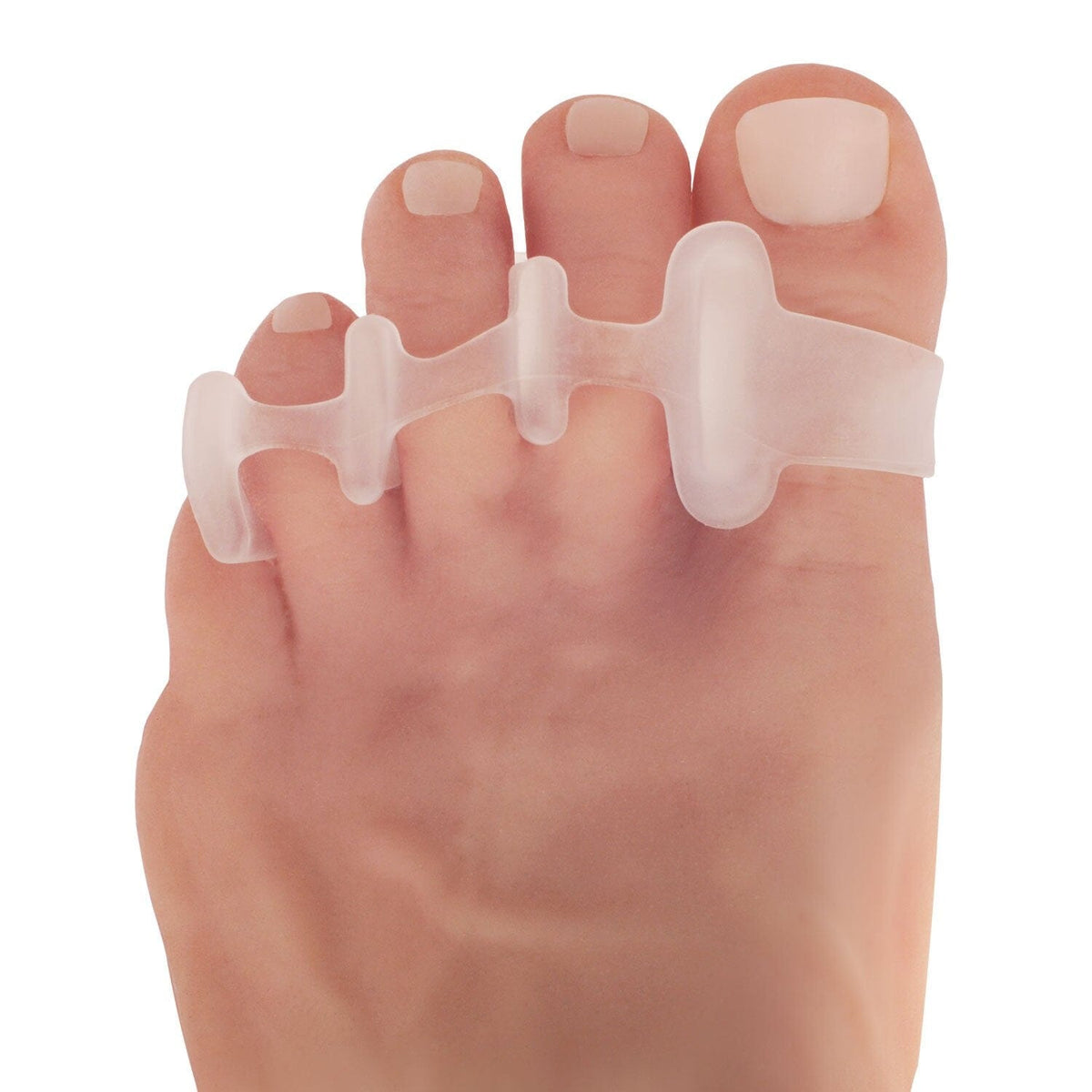 Dr. Frederick’s Original Gel Toe Spreaders - 2pcs- Gel Toe Spacers - Bunion Toe Separators - Temporary Bunion Corrector - Gel Orthotic for Overlapping Toes - For Men/Women - One Size Foot Pain Dr. Frederick&#39;s Original 