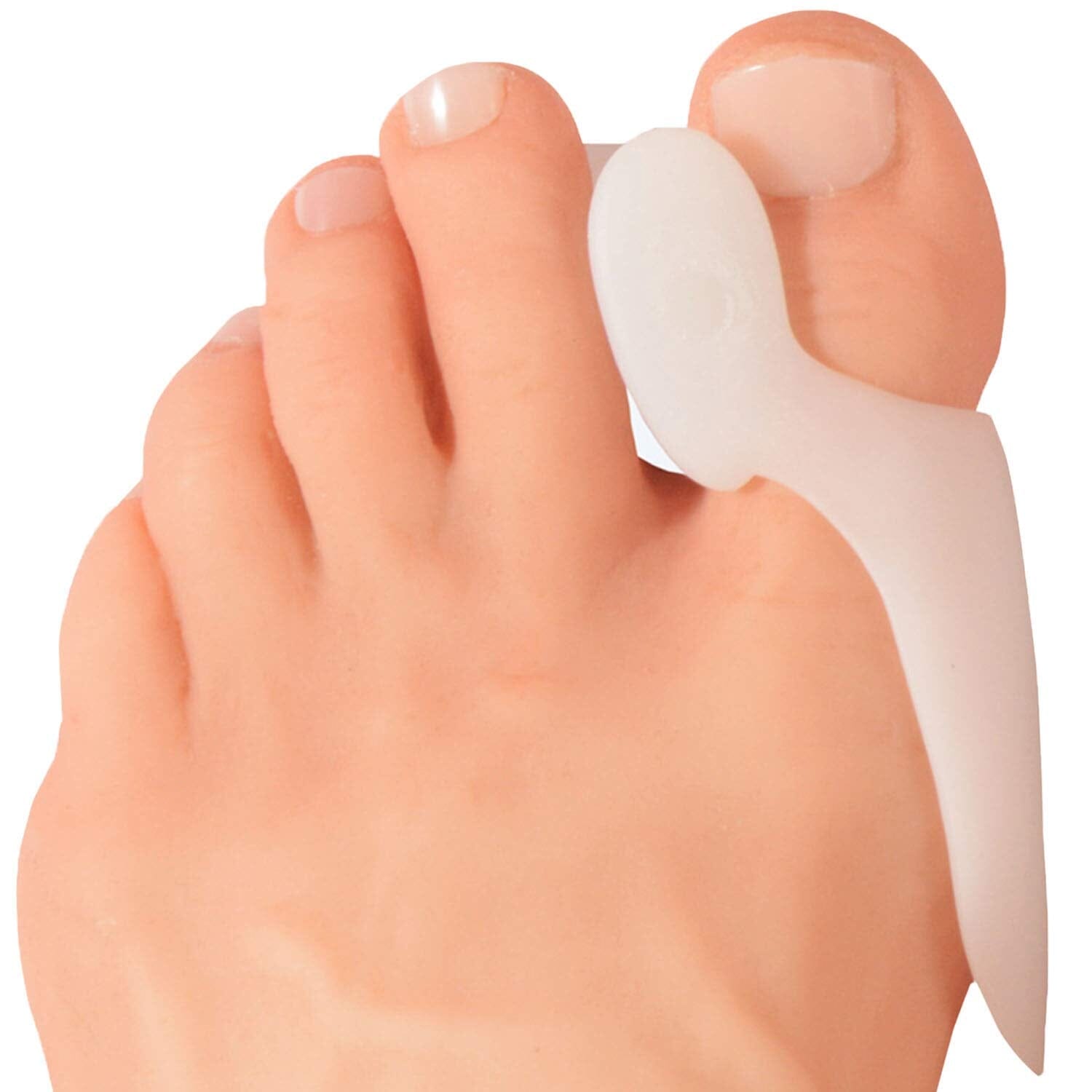Dr. Frederick's Original Bunion Pad & Spacer - 4pcs - Temporary Bunion Corrector - Toe Separator - Soft Gel Cushion - Bunion Shield - Wear with Shoes - Fast Bunion Pain Relief for Women & Men Foot Pain Dr. Frederick's Original 