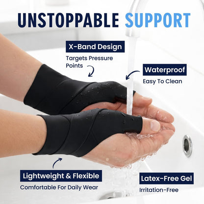 Waterproof Gel Thumb & Wrist Brace - 4 Count Hand & Finger Care Dr. Frederick's Original 