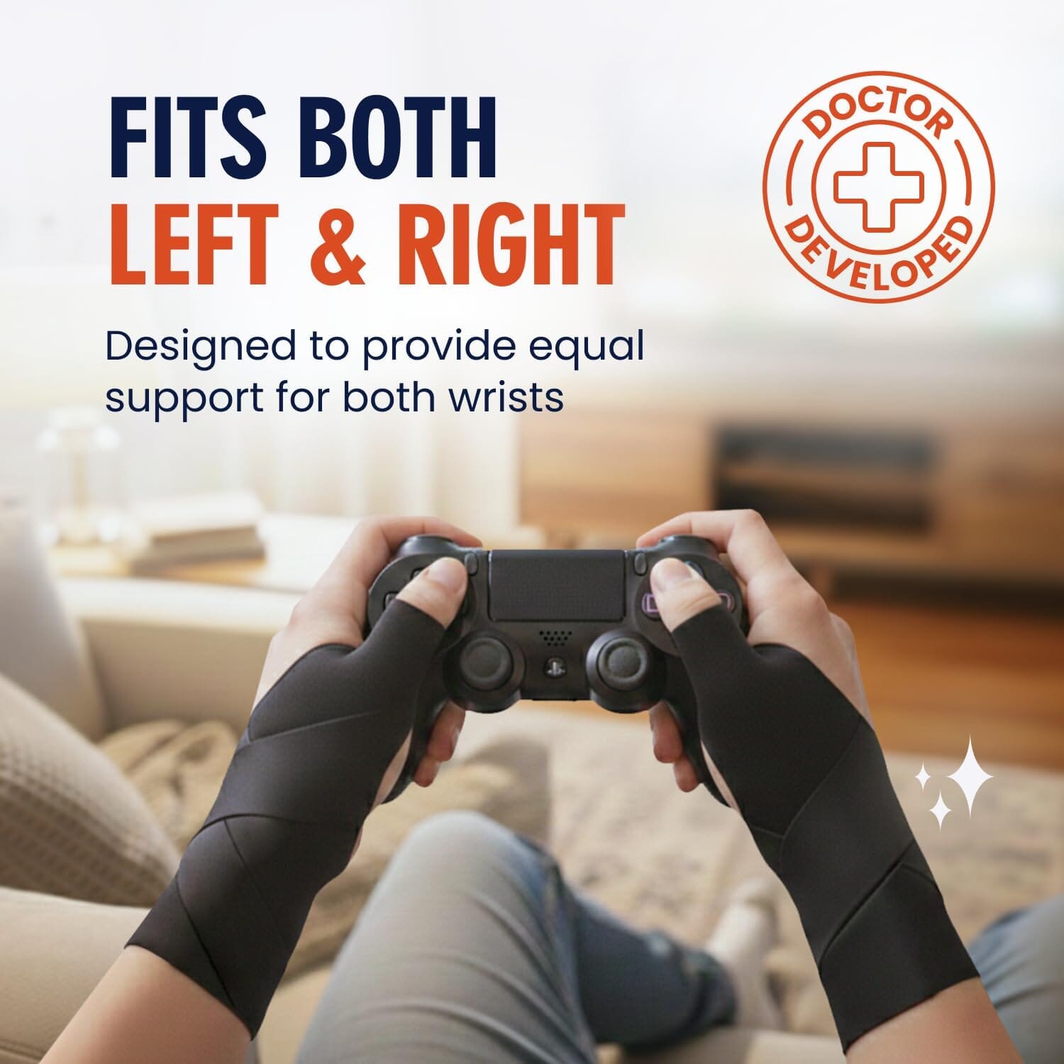 Waterproof Gel Thumb & Wrist Brace - 4 Count Hand & Finger Care Dr. Frederick's Original 
