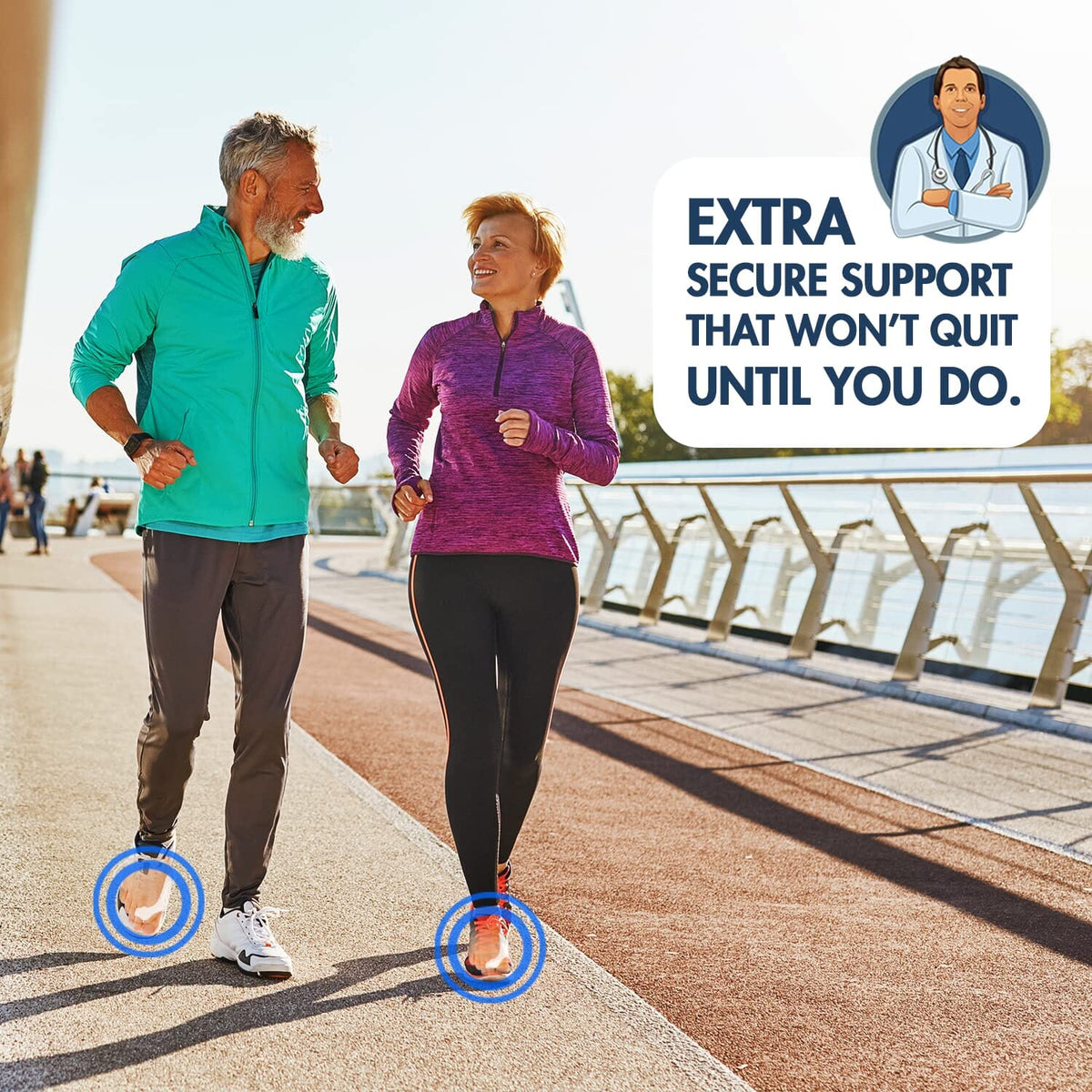 Dr. Frederick&#39;s Original Sport Bunion Pads - 4 ct - Temporary Bunion Corrector - Toe Separator Gel Cushion - Relief for Women &amp; Men Foot Pain Dr. Frederick&#39;s Original 