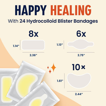Better Blister™ Bandages - Hydrocolloid Blister Care Dr. Frederick's Original 