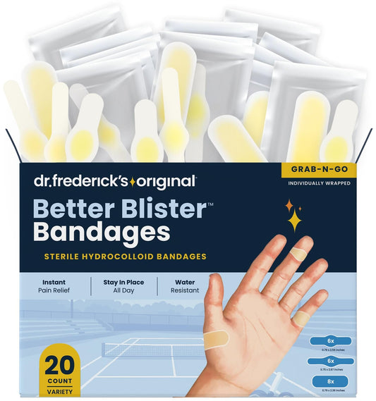 Better Blister™ Bandages - Hand Variety Pack - 20 Count Blister Care Dr. Frederick's Original 