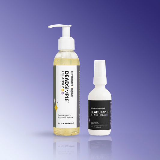 DeadSimple™ Cleanse + Renew Duo - Gentle Cleanser & Retinol Night Treatment