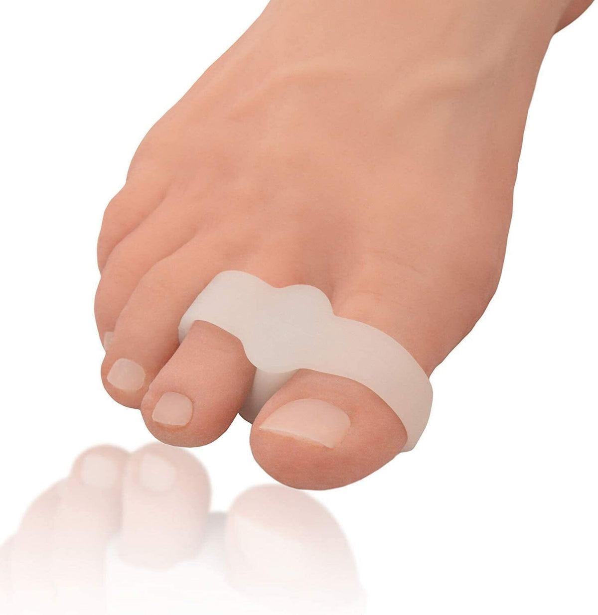 Dr. Frederick&#39;s Original Sport Bunion Toe Spacer Set - 4Pcs - Soft Gel Splints - One Size Fits All - Fast Relief - Wear with Shoes - for Men &amp; Women