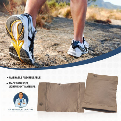 Dr. Frederick's Original Arch Support Sleeve Set - 2 Pieces - Soft Gel Sleeves for Flat Foot Pain - Arch Support - Plantar Fasciitis Pain Relief - W6-10 | M4.5-8 Foot Pain Dr. Frederick's Original 