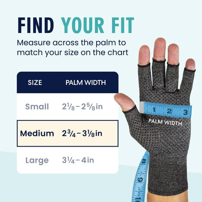 Dr. Frederick's Original Grippy Arthritis Gloves for Women & Men - Anti-Slip Compression Gloves for Arthritis Pain Relief Hand Pain Dr. Frederick's Original 