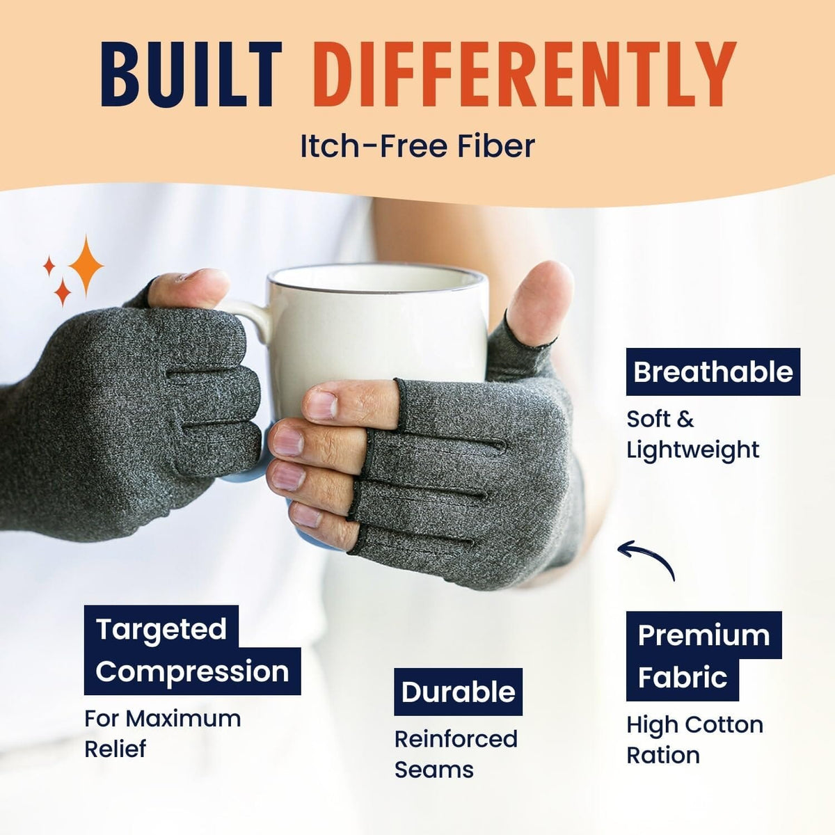 Dr. Frederick&#39;s Original Arthritis Compression Gloves for Women &amp; Men - Ideal for Arthritis Hand Pain Relief, Carpal Tunnel, Reynaud’s &amp; Poor Circulation Hand Pain Dr. Frederick&#39;s Original 