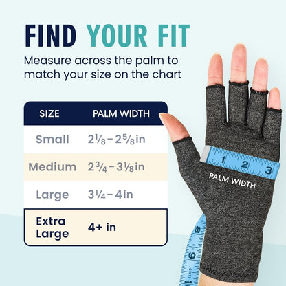 Dr. Frederick's Original Arthritis Compression Gloves for Women & Men - Ideal for Arthritis Hand Pain Relief, Carpal Tunnel, Reynaud’s & Poor Circulation Hand Pain Dr. Frederick's Original 