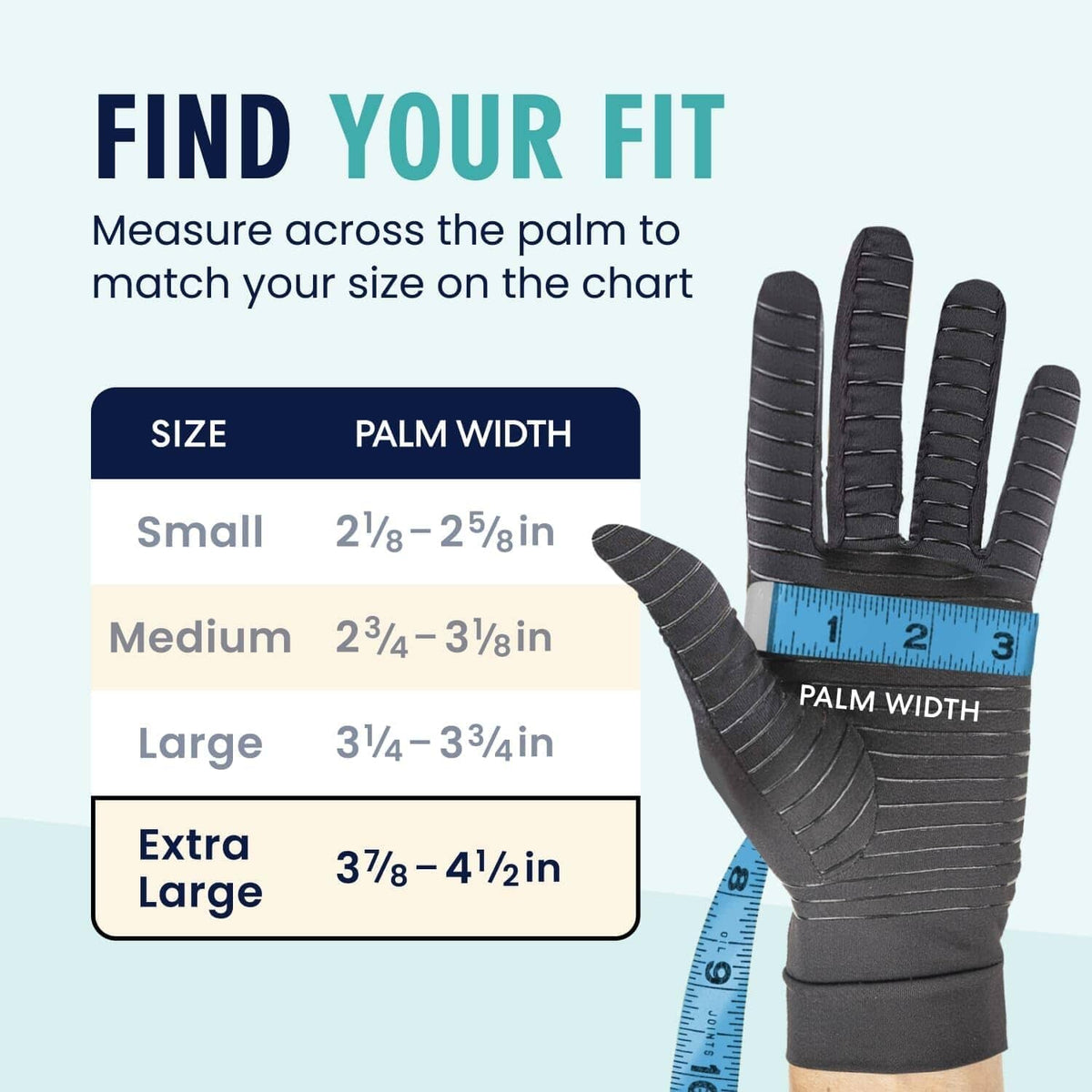 Dr. Frederick&#39;s Original Copper Full Finger Comfort Gloves - 2 Gloves - Great for Typing and Everyday Activities