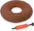 Dr. Frederick's Original Donut Pillow - 15" Inflatable Donut Cushion for Tailbone Pain Relief - Seat Cushion for Hemorrhoids, Bed Sores, Prostatitis - Vinyl & Flannel - Red Back Pain Dr. Frederick's Original 