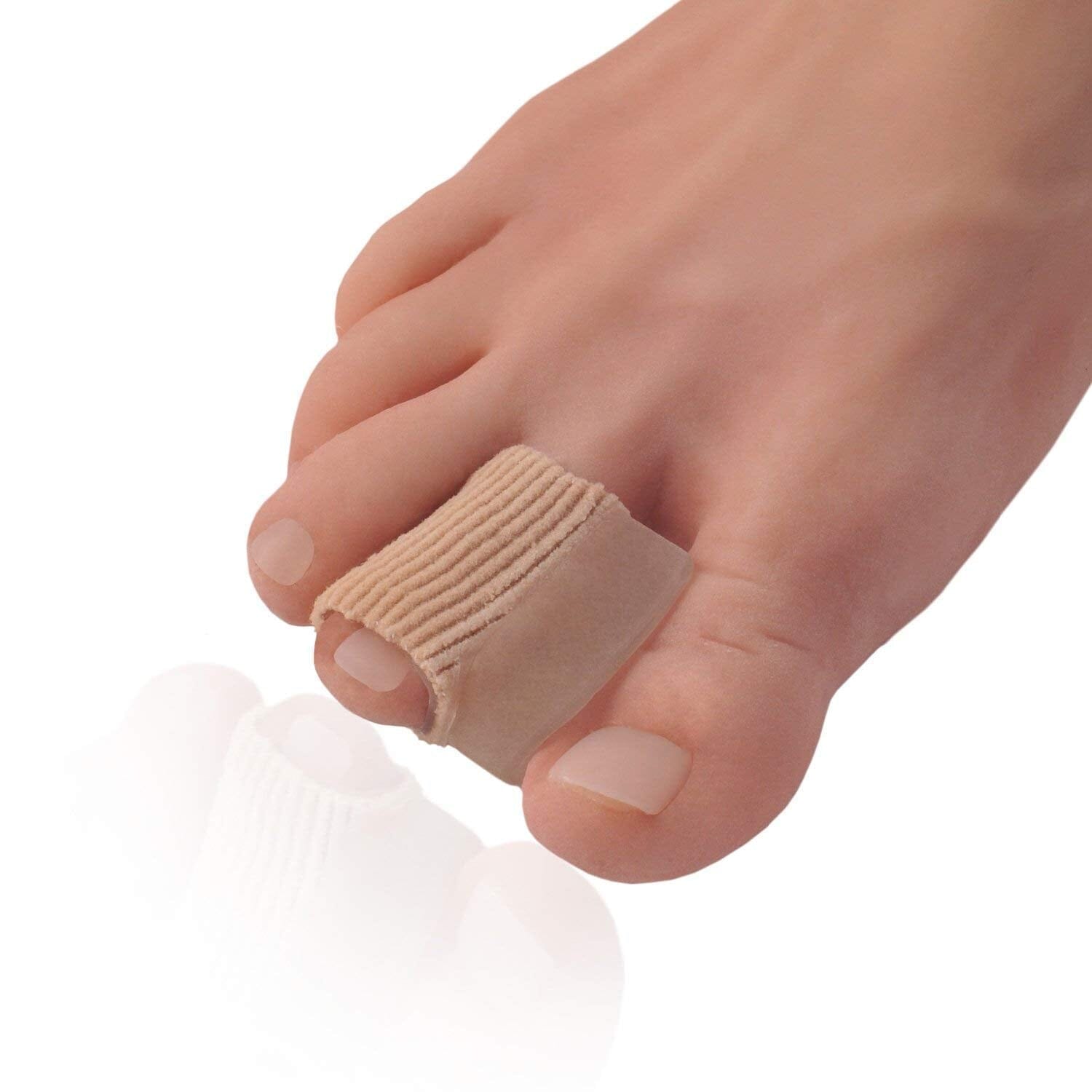 Dr. Frederick's Original Fabric Toe Protectors - 2 ct - Bunion Relief Toe Spacer Set - Fabrigrip Separator Caps for Men & Women Foot Pain Dr. Frederick's Original 