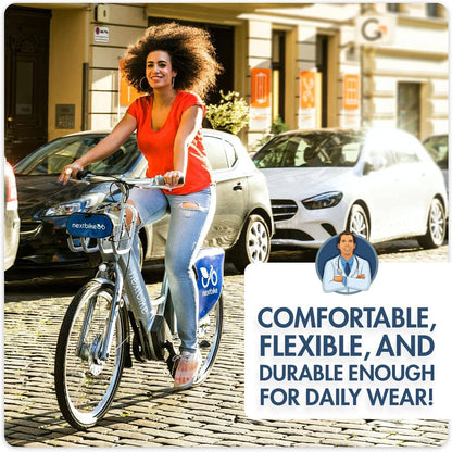Dr. Frederick's Original Open Toe Sleeves | Half Toe Sleeve Metatarsal Pads | 4 Pieces | Ball of Foot Cushions | Great for Calluses and Blisters | for Men and Women | Perfect for High Heel Shoes Foot Pain Dr. Frederick's Original 