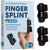 Dr. Frederick's Original Trigger Finger Splint - Mallet Splint & Brace for Arthritis, Injury, & Sprain - Fits Index, Middle, & Ring Fingers - Adjustable for All-Day Comfort - Doctor-Developed (Small) Dr. Frederick's Original Black 
