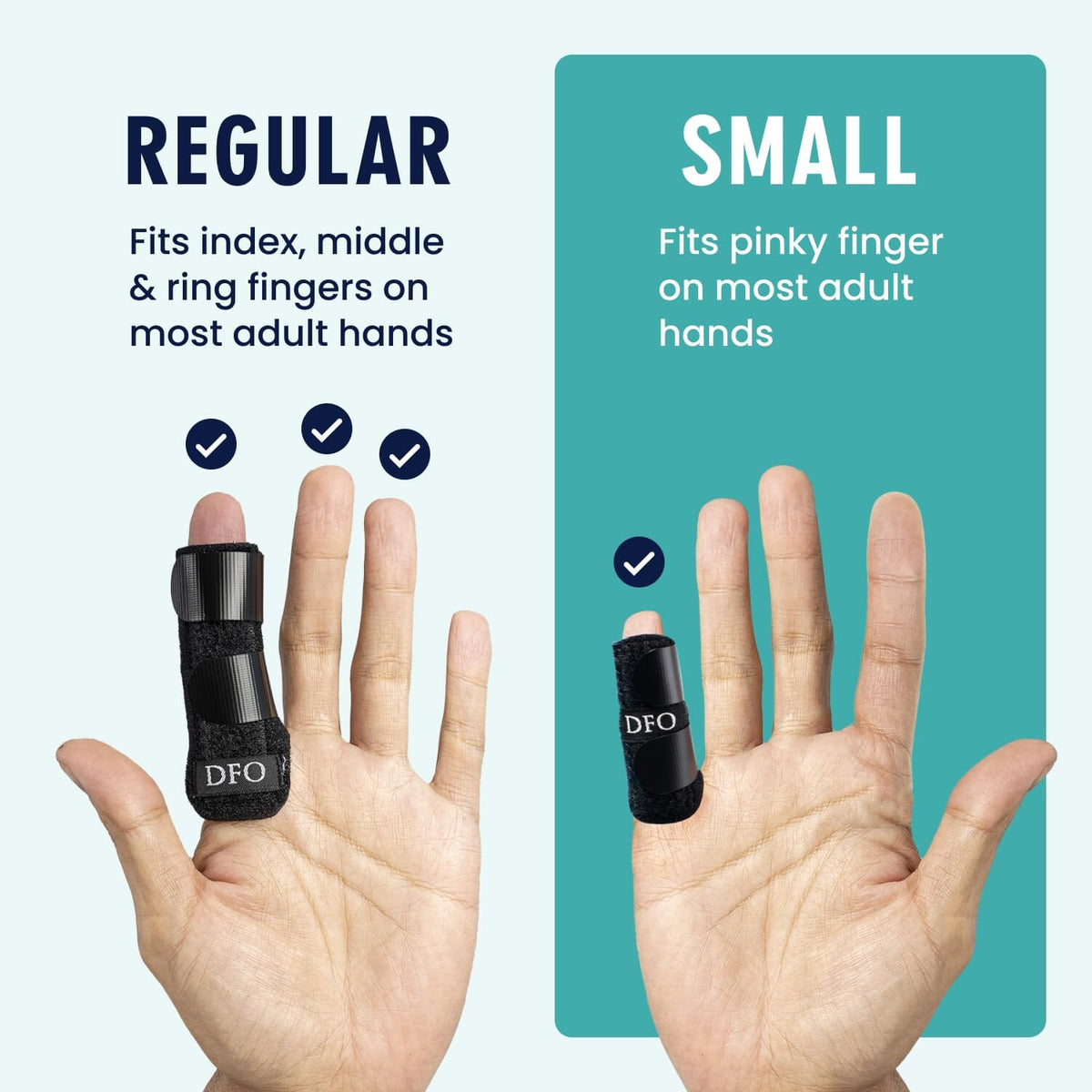 Dr. Frederick&#39;s Original Trigger Finger Splint - Mallet Splint &amp; Brace for Arthritis, Injury, &amp; Sprain - Fits Index, Middle, &amp; Ring Fingers - Adjustable for All-Day Comfort - Doctor-Developed (Small) Dr. Frederick&#39;s Original 