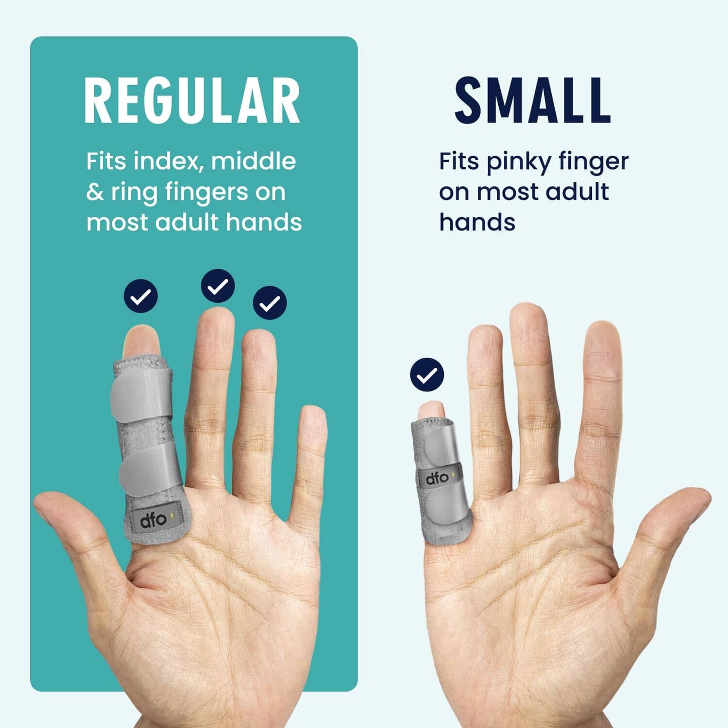 Dr. Frederick's Original Trigger Finger Splint - 2 ct - Mallet Splint & Brace for Arthritis, Injury, & Sprain - Fits Index, Middle, & Ring Fingers - Adjustable for All-Day Comfort - Doctor-Developed Trigger Finger Dr. Frederick's Original 