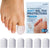 Dr. Frederick's Original Soft Gel Toe Protectors for Men & Women - 6 ct - Toe Caps for Foot Pain Relief - Sleeves for Ingrown Toenails, Corns, Calluses, and Blisters - Medium - White Foot Pain Dr. Frederick's Original 