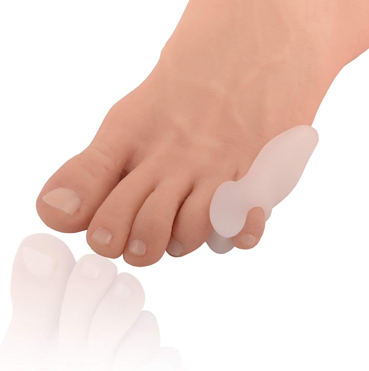 Dr. Frederick's Original Tailor's Bunion Shield Spacers - Soft Gel Bunionette Pads with Spacer - Bunion Pad Corrector - Fast Pain Relief for Men & Women - 6 pc Pinky Toe Protection Foot Pain Dr. Frederick's Original 