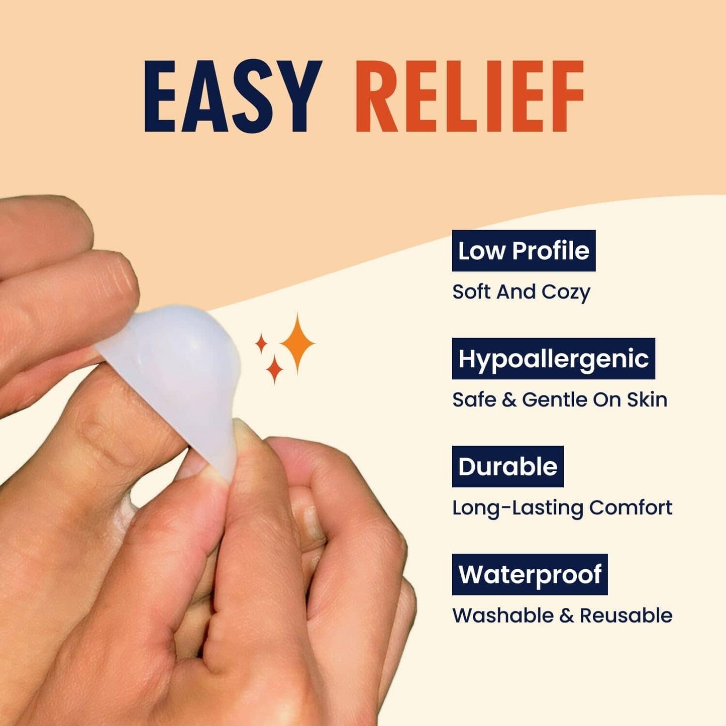 Dr. Frederick's Original Soft Gel Toe Protectors for Men & Women - 12 Pieces - Toe Caps for Foot Pain Relief - Flexible Cushions - Toe Sleeves for Ingrown Toenails, Corns, Calluses, Blisters Toe Care Dr. Frederick's Original 