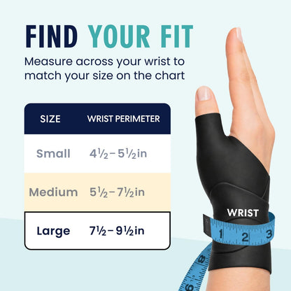 Waterproof Gel Thumb & Wrist Brace - 4 Count Hand & Finger Care Dr. Frederick's Original 