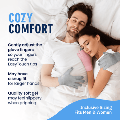 Dr. Frederick's Original Moisturizing Gel Gloves -- Deep Moisturizing and Fast Relief for Dry Hands -- Touchscreen-Friendly -- Mango Butter, Shea Butter, Jojoba, & Coconut Oil Moisturizing Therapy Dr. Frederick's Original 