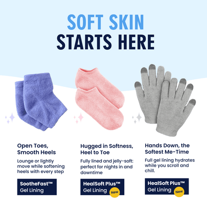 Dr. Frederick's Original Moisturizing Gel Gloves -- Deep Moisturizing and Fast Relief for Dry Hands -- Touchscreen-Friendly -- Mango Butter, Shea Butter, Jojoba, & Coconut Oil Moisturizing Therapy Dr. Frederick's Original 