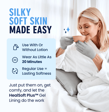 Dr. Frederick's Original Moisturizing Gel Gloves -- Deep Moisturizing and Fast Relief for Dry Hands -- Touchscreen-Friendly -- Mango Butter, Shea Butter, Jojoba, & Coconut Oil Moisturizing Therapy Dr. Frederick's Original 