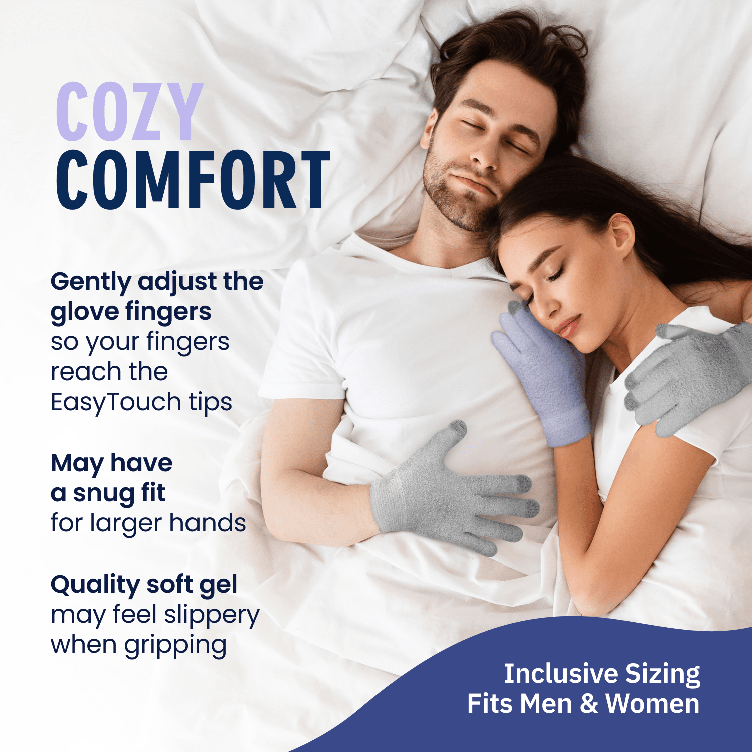 Dr. Frederick's Original Moisturizing Gel Gloves -- Deep Moisturizing and Fast Relief for Dry Hands -- Touchscreen-Friendly -- Mango Butter, Shea Butter, Jojoba, & Coconut Oil Moisturizing Therapy Dr. Frederick's Original 