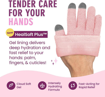 Dr. Frederick's Original Moisturizing Gel Gloves -- Deep Moisturizing and Fast Relief for Dry Hands -- Touchscreen-Friendly -- Mango Butter, Shea Butter, Jojoba, & Coconut Oil Dr. Frederick's Original 