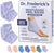 Dr. Frederick's Original Moisturizing Fuzzy Heel Socks - 2 Pairs - Cozy Gel-Lined Sleep Socks for Women & Men - Soothes Dry, Cracked Feet - Heel Repair Dr. Frederick's Original Lilac Leisure 