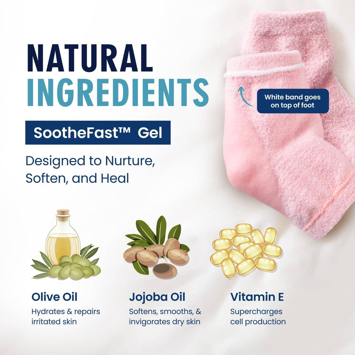 Dr. Frederick&#39;s Original Moisturizing Fuzzy Heel Socks - 2 Pairs - Cozy Gel-Lined Sleep Socks for Women &amp; Men - Soothes Dry, Cracked Feet - Heel Repair - Variety Pack Dr. Frederick&#39;s Original 