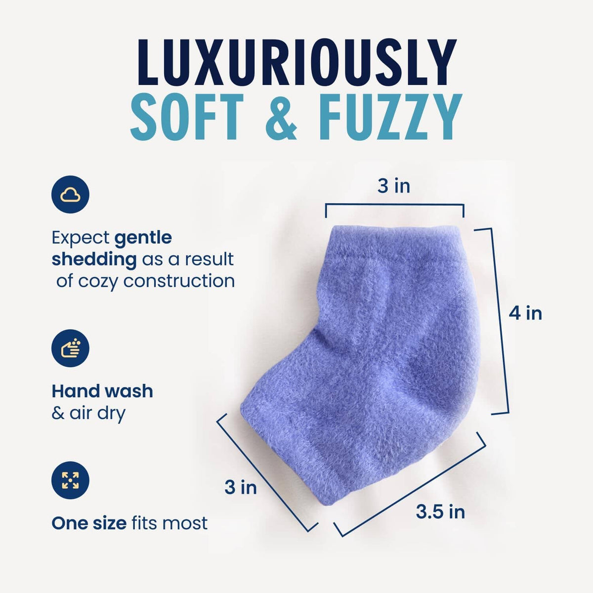 Dr. Frederick&#39;s Original Moisturizing Fuzzy Heel Socks - 2 Pairs - Cozy Gel-Lined Sleep Socks for Women &amp; Men - Soothes Dry, Cracked Feet - Heel Repair - Variety Pack Dr. Frederick&#39;s Original 