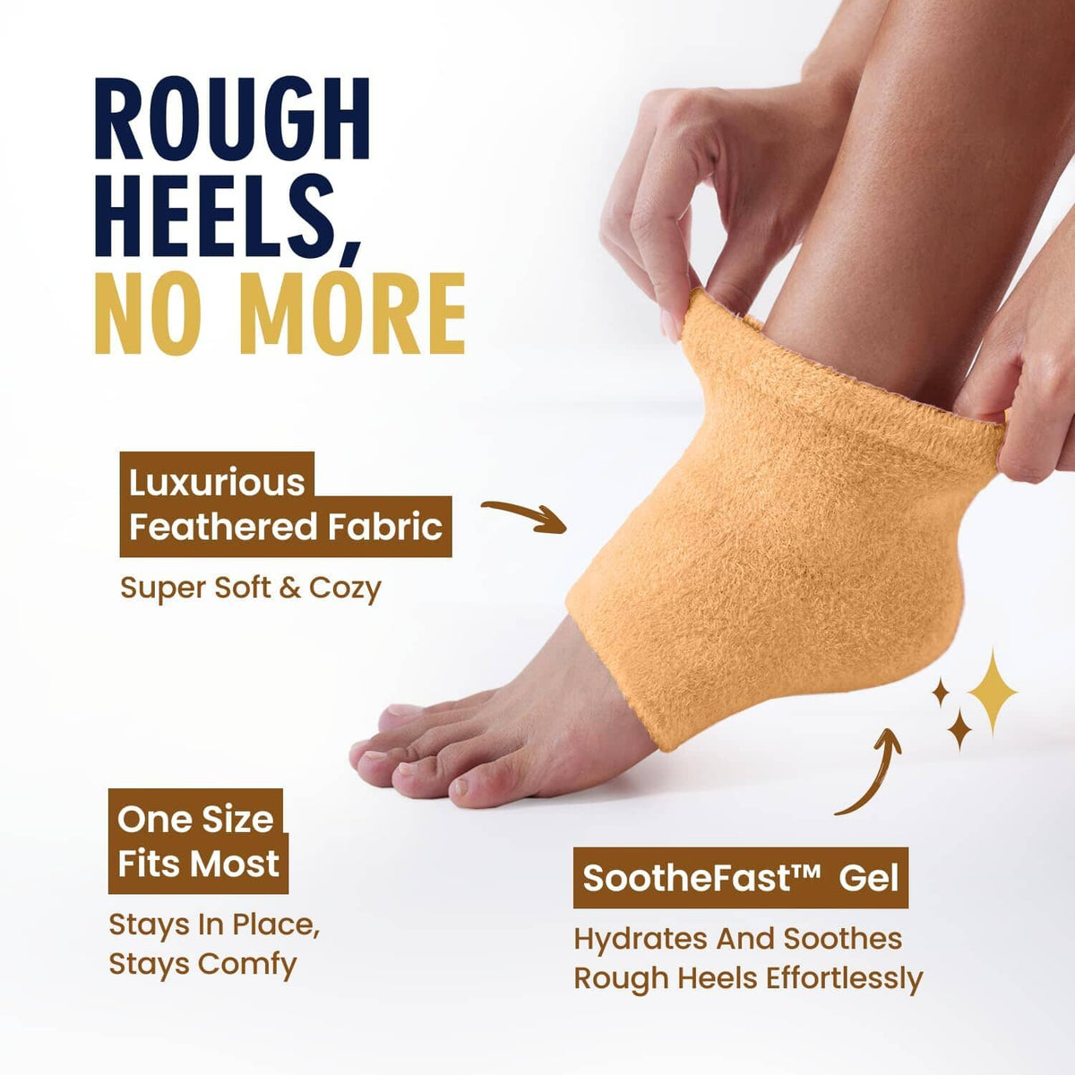 Dr. Frederick&#39;s Original Moisturizing Fuzzy Heel Socks - 2 Pairs - Cozy Gel-Lined Sleep Socks for Women &amp; Men - Soothes Dry, Cracked Feet - Heel Repair Dr. Frederick&#39;s Original 