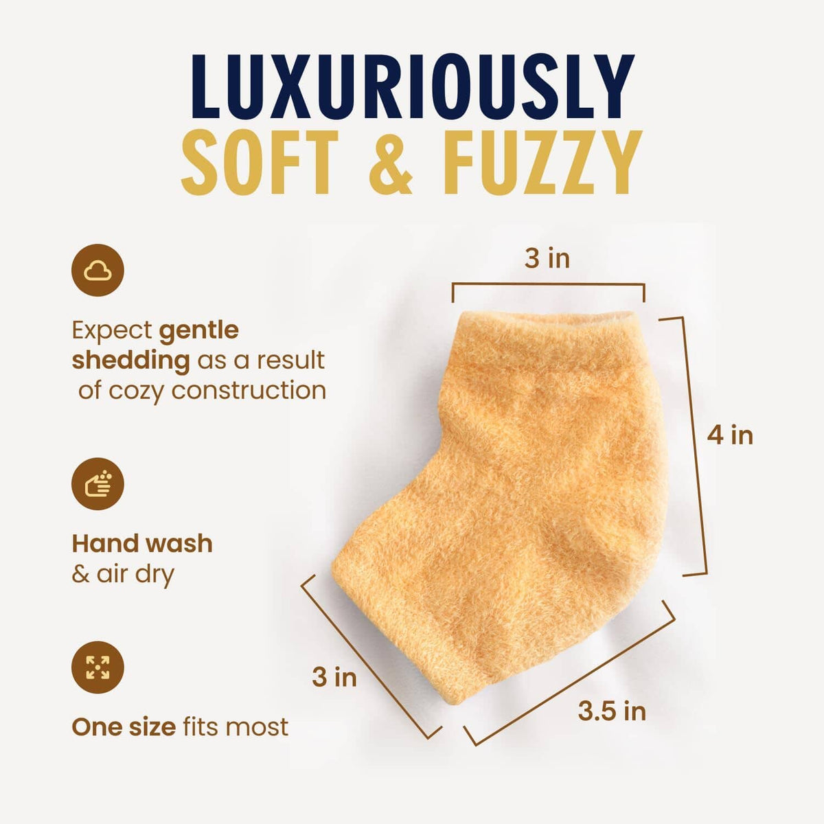 Dr. Frederick&#39;s Original Moisturizing Fuzzy Heel Socks - 2 Pairs - Cozy Gel-Lined Sleep Socks for Women &amp; Men - Soothes Dry, Cracked Feet - Heel Repair Dr. Frederick&#39;s Original 